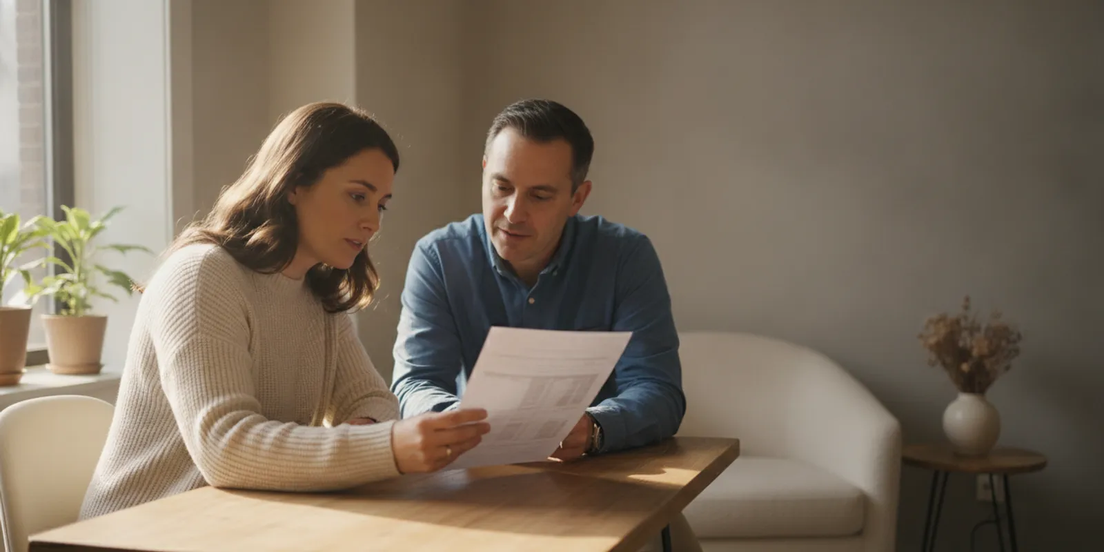 A clinician and patient reviewing a stool test report during a consultation